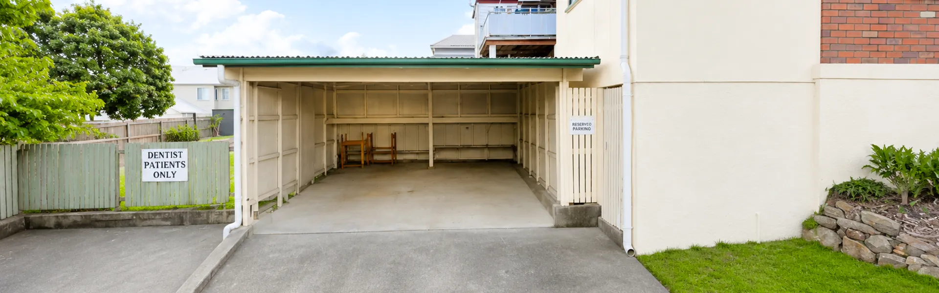 Complete dental works parking area